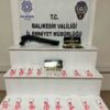 Balıkesir’de 833 adet sentetik ecza hap ele geçirildi