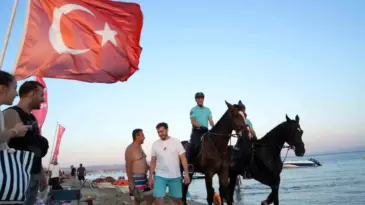 Ayvalık’ta Atlı Jandarma Güvenliği Artırıyor