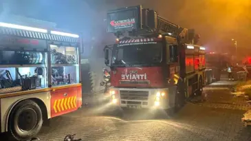 Ayvalık’ta Zeytinyağı Tesisi Yangını