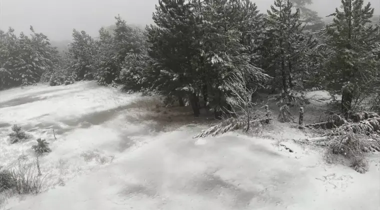 Sındırgı’da Kar Yağışı!