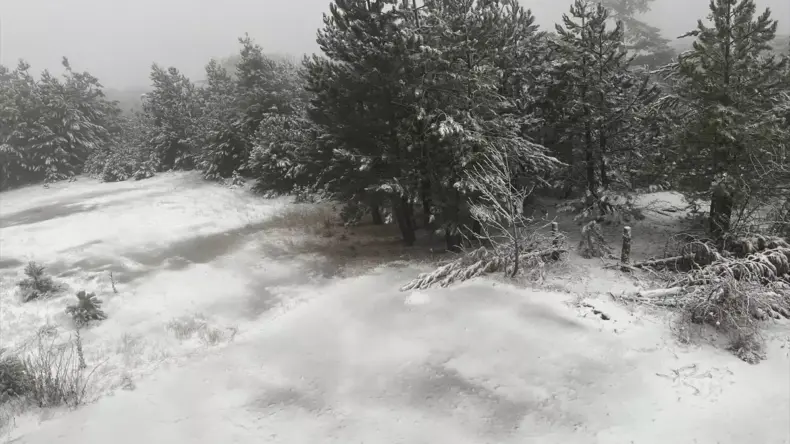 Sındırgı’da Kar Yağışı!