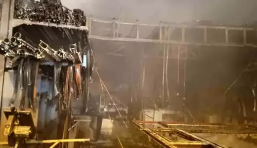 Gönen’de PVC Üretim İşletmesinde Yangın