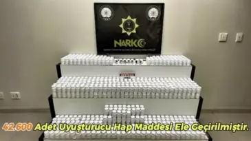 Balıkesir’de 42 Bin Sentetik Ecza Hapı Ele Geçirildi