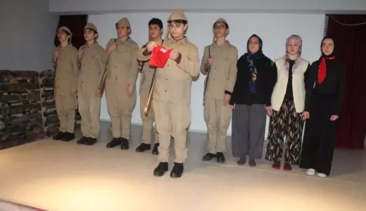 Manyas’ta Çanakkale Deniz Zaferi’nin 111. yıl dönümü kutlandı